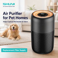 Purificateur d'air HEPA silencieux pour espace personnel, mini purificateur d'air pour espace personnel, livraison rapide, CE RoHS FCC