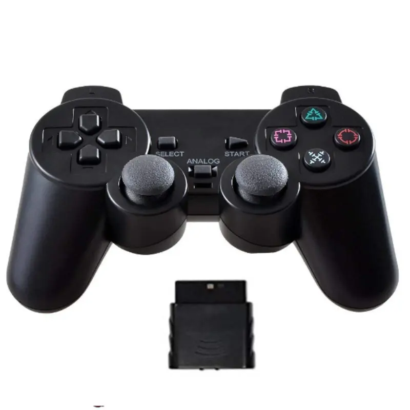 Cho PS2 không dây joystick điều khiển analog điều khiển 3 trong 1 cho 2.4 Gam PS2 Gamepad PS2 điều khiển