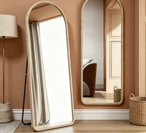Heavenly <b>Mirror</b> Modern Arch Full Body Dressing <b>Mirror</b> Aluminum Frame Floor Standing <b>Vanity</b> <b>Mirror</b> USB <b>Light</b> Source Home Bedroom - Product Image 5