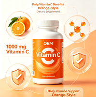 Complément Alimentaire Vitamine C Extra Fort 1000 mg pour Adultes et Adolescents, Soutien Immunitaire, 120 Comprimés, Cure de 120 Jours