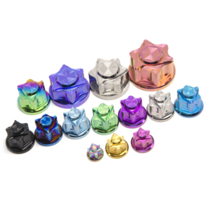 Titst Titan Hex rãnh hạt m6/m8/M10/M12/M14/M16 mặt bích hạt cho xe máy xe đạp xe mặt bích Nut phụ kiện - Product Image 1