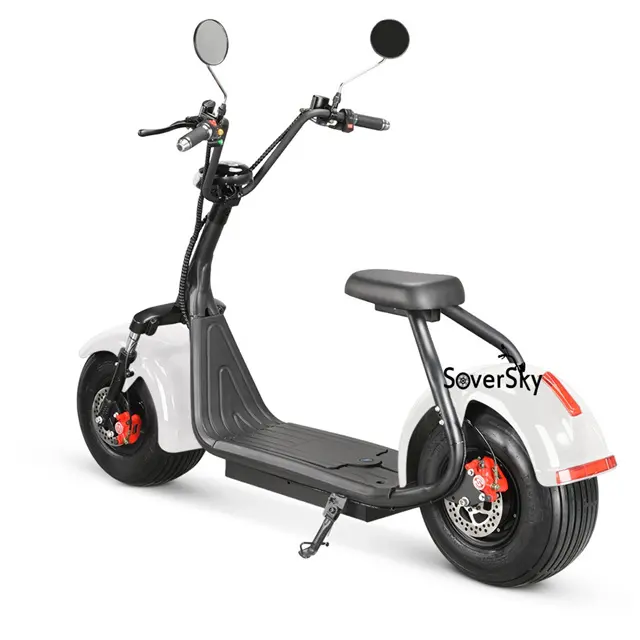 Soversky USA Cổ Dot Đặc Biệt Cung Cấp Điện Citycoco Scooter Max Tốc Độ 25mph Cho Người Lớn