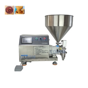 단일 노즐 고점도 블루 베리 잼 얇은 시럽 크림 크랩 노 코코넛 마요네즈 치즈 로터 펌프 크림 충전 기계 - Product Image 2