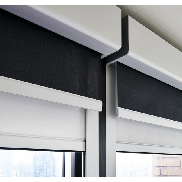Smart WiFi Electric Double Layer Roller Curtain Automatic Dual Roll up Shade Motorized Day and Night Window Roller Blind Shades