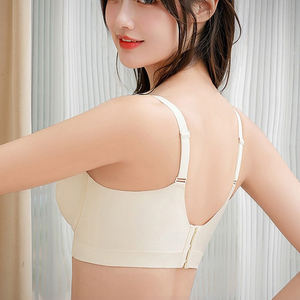 ワイヤレスブラプラスサイズ巨乳ブラ4XL幅広ストラップ女性用ブラジャー寄せ上げプラスサイズシームレス大きいカップジェリーヨガブラ - Product Image 3