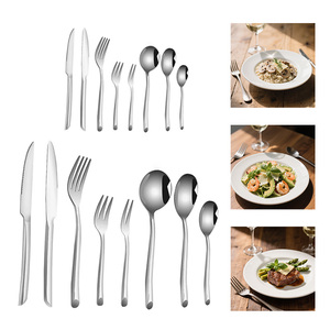 Juegos de cubiertos de lujo Bolk de pulido de espejo de alta calidad, cuchillo para carne de boda, tenedor, cuchara, cubiertos para Hotel, apto para lavavajillas - Product Image 1