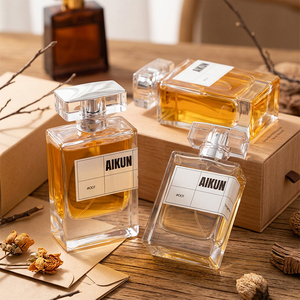 Aikun Luxury Private Label Long Lasting Eau De Parfum With Thick Bottom Glass Perfume Bottle For Premium Fragrance Brand OEM ODM - Product Image 4