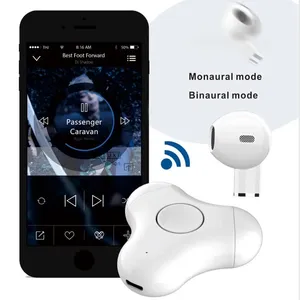 Giroscopio creativo con punta delle dita B T auricolari regalo auricolare rotazione giroscopica auricolari binaurale Smart Touch HIFI Audio vocale Stereo