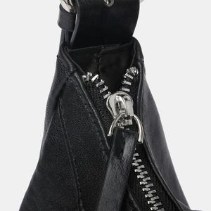 Sac bandoulière élégant en cuir véritable de vachette première couche pour femme, design de niche, fermeture éclair personnalisée, polyvalent - Product Image 4