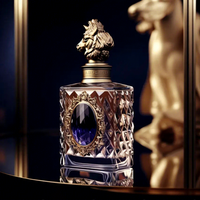 Flacon de Parfum Irrégulier 100 ml, Unique à Personnaliser, Design Original Avec Boîte d'Emballage