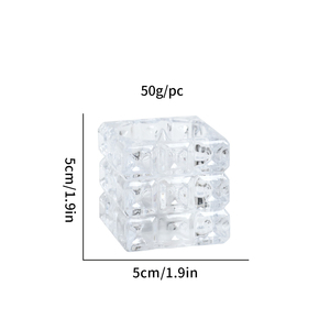 Bougies chauffe-plat LED en cristal transparent aux formes variées, Cœur, É<span class=keywords><strong>toile</strong></span>, Carré, sans flamme, effet scintillant, pour mariage, Saint-Valentin, fête - Product Image 5