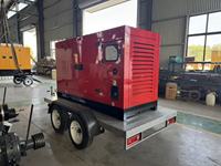 Generador Diésel Silencioso de Alta Velocidad Perkins para Remolque, 50KW 80KVA con Stamford 380V 400V 50 60HZ, Grupo Electrógeno Industrial para Exteriores