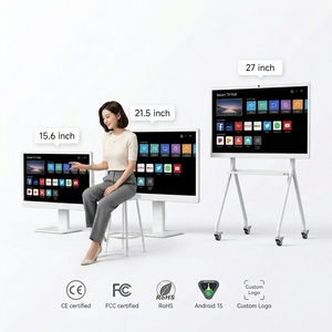 ทีวีพกพา 4K LED สมาร์ททีวี Android 15 สีขาว จอ LCD พร้อมพอร์ต USB รองรับระบบ NTSC โลโก้สั่งทำได้ แอปพลิเคชัน ขนาด 15.6"-27" จอแสดงผลแบบยืดหยุ่นสำหรับห้องน้ำ - Product Image 5