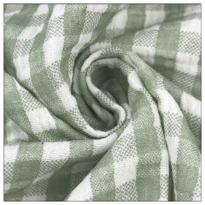 Экологически чистый натуральный 100% органический хлопок легкий однотонный двойной марлевый муслиновый Пеленальный материал - Product Image 1