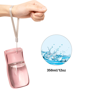 Bouteille d'eau portable pliable pour chien, rose, bleue, blanche, vente en gros du fabricant, fournisseur d'accessoires pour animaux de compagnie - Product Image 4