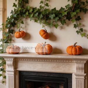 Mini-décorations artificielles en forme de citrouille pour la décoration d'automne, centre de table, fournitures pour la fabrication de guirlandes de mariage et de fête d'automne - Product Image 5
