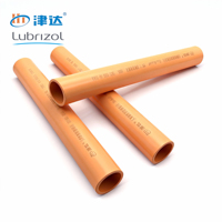Tuyaux et raccords CPVC orange de haute qualité pour système d'incendie, tuyaux de protection incendie CPVC
