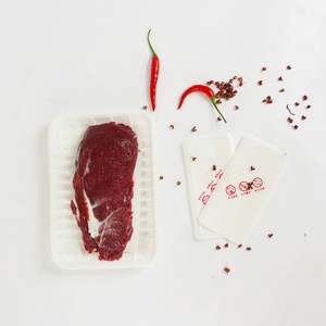 Biodegradable <b>PLA</b> Film Soaker Super Absorbent Meat Pad for Food Packaging - Product Image 4