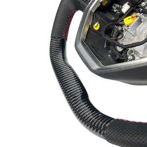 Offre Spéciale Usine : Volant en Cuir Perforé en Fibre de Carbone pour Dongfeng <span class=keywords><strong>Peugeot</strong></span> 408 <span class=keywords><strong>308</strong></span> 208 508 - Product Image 5