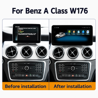 Radio Estéreo Android13 de 12.3 Pulgadas con 8+128GB, CarPlay Inalámbrico y Android Auto, DSP, para Mercedes-Benz A/GLA W176 X156 NTG4.5