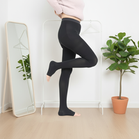 Collants de compression médicale pour femmes 23-32 mmHg pour varices, en nylon et élasthanne, tricotés, couleur unie