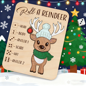 2026 Reindeer Wooden Puzzle Game for Kids Christmas Stocking Stuffer Gift <b>Bag</b> Filler <b>Xmas</b> Party Favor Supply - Product Image 2