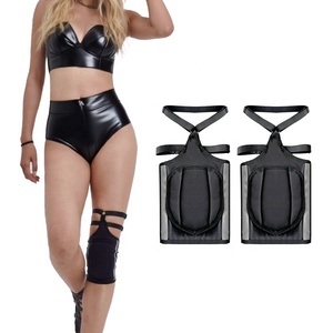 Orijinal yansıtıcı tasarım yüksek kalite çelik direk dans diz pedleri <span class=keywords><strong>Brace</strong></span> dans bale Fitness salonu Yoga için - Product Image 1