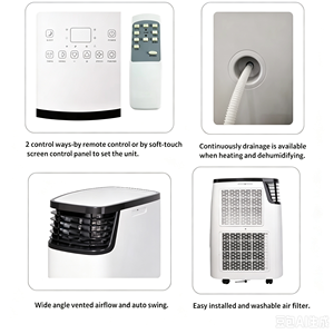 Portable Air Conditioner 12000 BTU Cooling & Heating Smart Plastic Material for Hotel Home Use 12000 BTU/h Cooling & Heating Ide - Product Image 2