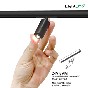 <span class=keywords><strong>Rail</strong></span> magnétique <span class=keywords><strong>LED</strong></span> 24V R90 3CCT 1.5W 6W pour vitrine de bijoux, système ultra-plat 8mm, idéal pour hôtels modernes - Product Image 3