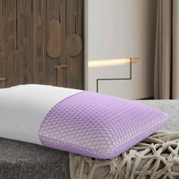 Oreiller de luxe en TPE avec noyau en latex Talalay, grille d'aération et technologie de refroidissement supérieure, idéal pour l'hôtellerie.