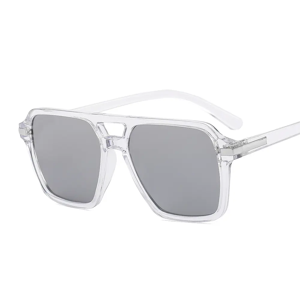 نظارات بعلامات تجارية إطارات نظارات سوداء للنساء نظارات وردية ساخنة نظارات شمسية مربعة شفافة