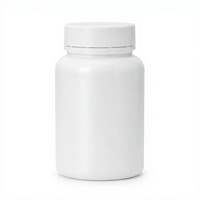 Conteneur vide blanc pour compléments alimentaires, emballage de vitamines, flacon en plastique pour capsules et comprimés