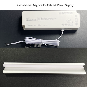 Profil Aluminium Ekstrusi LED, Profil Pemotong, Profil Aluminium Alur Tersembunyi dengan Jalur Lampu LED di Tepi, Lampu Kabinet - Product Image 6