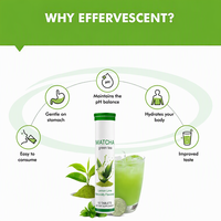 Comprimés de Matcha de qualité cérémonielle SPL, stimule le métabolisme énergétique, complément minceur, thé vert Matcha Halal, comprimés effervescents