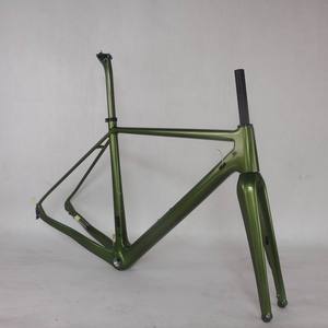 Disc <b>Frame</b> Thru Axle 142mm Available Gravel 700C Carbon Bike <b>Frame</b> Gravel Di2 Carbon Cyclocross <b>Frame</b> <b>Paint</b> YS3203 GR029 - Product Image 2