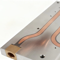 MAIWEI Conception personnalisée de tubes d'échangeur de chaleur en plaque froide en aluminium et tubes en cuivre