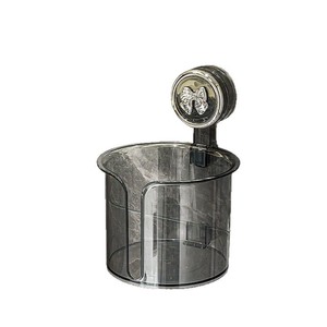 Boîte de rangement pour papier toilette en plastique avec ventouse, support de rouleau de papier pour salle de bain sans perçage, porte-mouchoirs - Product Image 5