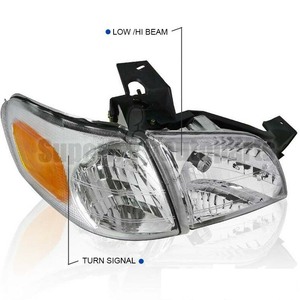Luz de Coche para <span class=keywords><strong>Chevrolet</strong></span> Venture 1997-2005, Faro Delantero, Luz de Giro 10316045/10316046 1997 1998 <span class=keywords><strong>1999</strong></span> 2000 2001 2002 2003 2004 2005 - Product Image 2
