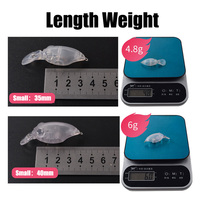 Leurre flottant miniature Raylor de haute qualité, nouveau design, moulé, 4,8g 6g, pour eau douce, crankbait UV, vente en gros