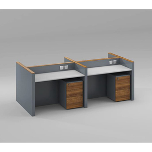 Escritorio de Oficina Moderno en Forma de I de Madera Extensible de Alta Calidad de Guangdong, 1.6 m - Product Image 3