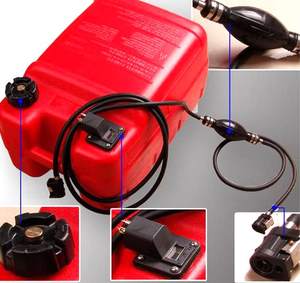 מנוע חלקי מנוע בנזין סירה ניידת שמן תוף חיצוני מיכל דלק אנטיסטטי 24l צינור תוף שמן אביזרים - Product Image 2