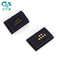 Connecteur magnétique étanche CZX Pogo Pin à 2, 3, 4, 5, 6, 7, 8 broches