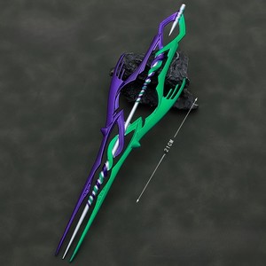 Nouveau siècle tout métal 21cm décoration multicolore imprimé Eva guerrier première Machine Gaius pistolet pour Animation jouet épées - Product Image 4