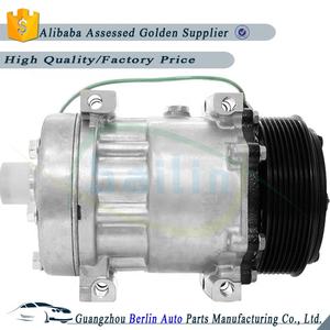 Compressore AC Auto per <span class=keywords><strong>IVECO</strong></span> EuroCargo 4894306 504185596 8500795 Sanden SD7H15-8090 SD7H15-8144 SD7H-8278 24 Volt - Product Image 2