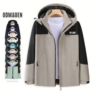 Unisex Windproof Waterproof Customized Men's Women's Cardigan Zipper Mountaineering T-Shirt Plus Size Eco-Friendly - Product Image 1