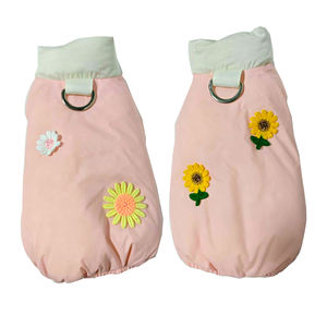 Kediler köpekler için toptan Pet beyaz kaz tüyü ceketler yumuşak Pastel renkli sevimli köpek ceket sıcak hafif köpek aşağı ceket - Product Image 5