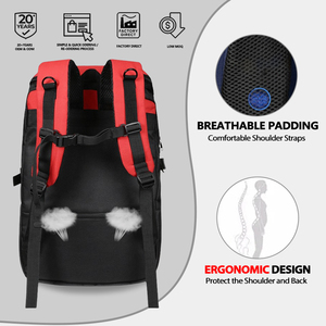 Biểu Tượng Tùy Chỉnh Thể Thao Ba Lô Đi Bộ Đường Dài Ba Lô Có Thể Gập Lại Vai Ba Lô Công Suất Lớn Vợt Quần Vợt Túi - Product Image 4