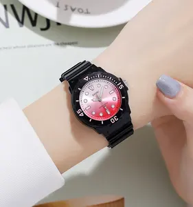 Skmei 2012 다채로운 숙녀 손목 시계 작은 ABS 케이스 여성 손목 시계 라운드 레이디 쿼츠 시계 PU 밴드