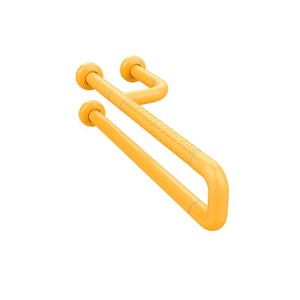 Barre d'appui murale en U pour salle de bain, antidérapante, en plastique et acier inoxydable, capacité de charge 100 kg, pour personnes âgées - Product Image 5