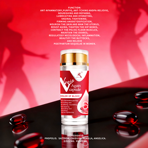 Capsule de sang de virginité naturelle et douce, formule pure pour la beauté, capsules de sang de virginité, capsule d'hymen. - Product Image 2